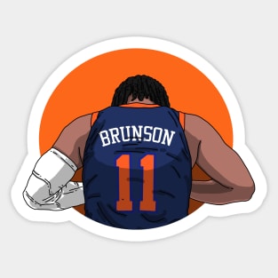 Jalen Brunson Back Sticker